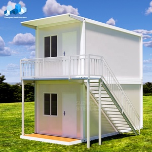 Zhongnan – Nouvelle collection de maisons modulaires préfabriquées de luxe, démontables, 2 chambres, type conteneur, avec toilettes - Product Image 3