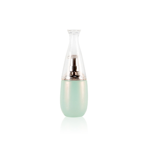 Luxury Skincare Glass Packaging Waterdrop-shaped Glass Customized Lotion Essential Bottle Cosmetics Container With Pump Cap - Product Image 3