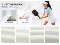 Kaos Pickleball Musim Panas Ukuran Besar, Bahan Bernapas, Cetak Outdoor, Perlindungan UV UPF50+, Menyerap Keringat, Pakaian Olahraga