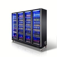 Réfrigérateur vitrine à écran vertical intégral de haute qualité, refroidi par air, pour la présentation de vins, idéal pour les restaurants et les hôtels
