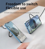 Adaptateur de chargeur sans fil rapide intelligent 15W, câble USB C, support de téléphone pliable super magnétique, portable, puissance de sortie 10W, US