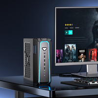Mini PC de jeu refroidi par eau Intel Core i7 14700KF i9 14900KF RTX 4060/4060TI 8G Max 96 Go 2*DDR5 NVME SSD WIFI6E Ordinateur de jeu