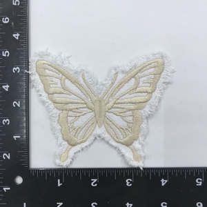 Tùy Chỉnh Thêu Các Bản Vá Lỗi Ren Fringe Bướm Logo Stick-On Khuỷu Tay Đính Vải Cho Quần Áo May Mặc Nhà Cung Cấp Trực Tiếp - Product Image 3