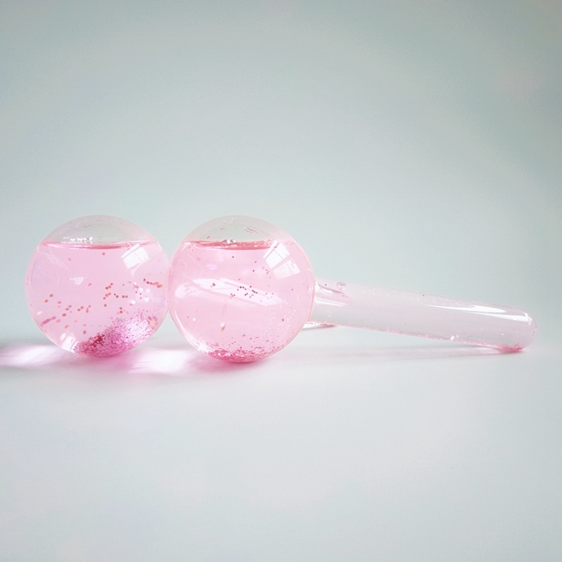 Boules de Massage du visage et du cou, brillantes, roses, pour Massage, accessoire de beauté, 7 pièces, livraison rapide