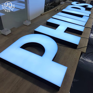 Enseigne de Magasin en Lettres 3D LED Frontlit de Haute Qualité, Personnalisée, Résistante aux Intempéries, en Acrylique, pour <span class=keywords><strong>Agence</strong></span> Immobilière - Product Image 1