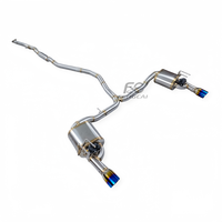Knalpot Catback SUS304 Intelligent Valve untuk Honda Civic Generasi ke-11 FE1 FL1 1.5T dengan Pipa Knalpot dan Pengontrol