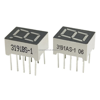 0.39 pouces 1 chiffre LED tube numérique mettre en évidence la cathode commune rouge 3191AS/AH anode commune 3911BS/BH affichage LED à 7 segments nouveau