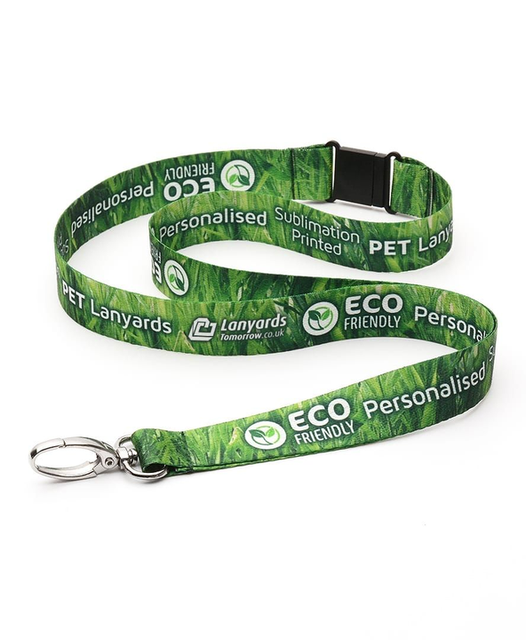 Custom Eco-Friendly Durable Woven Lanyard Sublimation Printing Polyester Material Washable ID Card Holder for Promotional Gifts