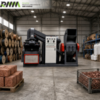 Granulateur de fil de cuivre économique, machine de recyclage de câbles commerciale de taille moyenne