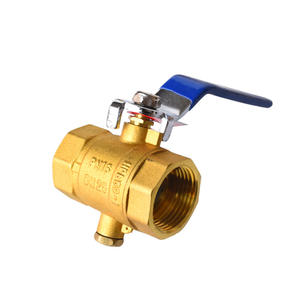 Vanne à bille filtrante en laiton Juer Valves avec filetage interne, vanne à bille filtrante 101 - Product Image 1