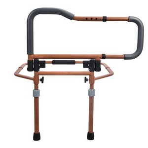 Sponda di supporto per letto ospedaliero con luce notturna e tavolino per assistenza domiciliare e alle carichiere - Product Image 1