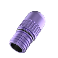 Vente en gros Tube à cigarettes en métal de différentes couleurs nouveau design Tube à cigarettes en métal en aluminium anti-odeur avec logo personnalisé