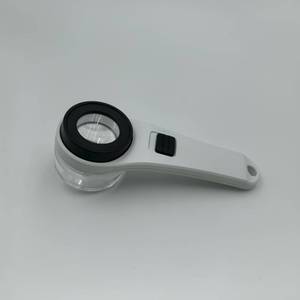 Lupa Óptica de Mano con 6 Luces LED e Iluminación LED, Lente de Cristal, 1 Bolsillo, Dispositivo de Lectura para Baja Visión, Material ABS, ODM OEM - Product Image 2