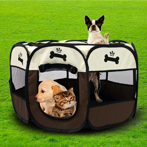 Corral Plegable Octagonal para Mascotas, Tela Oxford 600D, Corral para Perros y Gatos, Fácil de Montar, para Exteriores - Product Image 1