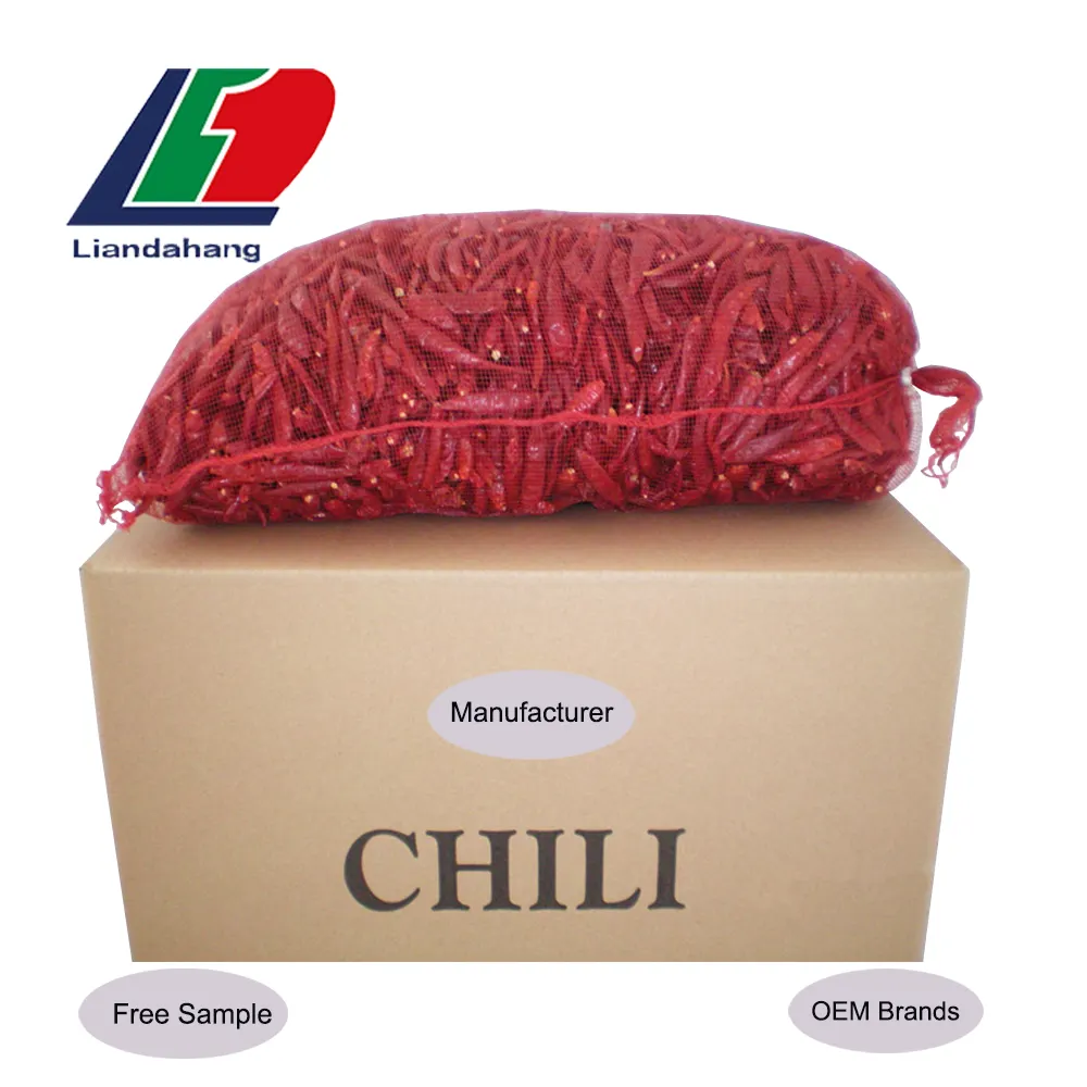 Bullet Chilli, polvo de Chile sin tallo, polvo de chile rojo seco para Dubai