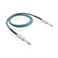 Kabel Gitar Instrumen 1/4 Inci Lurus 6.35Mm Kabel Bass Gitar 6.35Mm Jack Pria Jalur Audio Stereo untuk Gitar Bass Keyboard