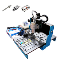 Rails de Guidage linéaires de Graveur de Routeur de COMMANDE NUMÉRIQUE PAR ORDINATEUR de 4 Axes 1500W 2200W MACH3 USB 6040 1.5KW 2.2KW En Aluminium Fer Coupe Fraiseuse