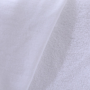 Tissu éponge en pur coton, largeur 1,8 m, blanc, absorbant l'humidité, couleur et taille personnalisables - Product Image 2