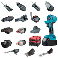 Kit combiné d'outils électriques OEM 21V MAX Ensemble d'outils électriques sans fil 16 en 1 Ensemble combiné d'outils électriques polyvalents