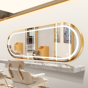 Miroir LED simple face de style épuré pour salon de coiffure professionnel - Product Image 3