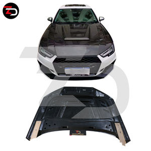 Capot en fibre de carbone de haute qualité avec verre trempé pour A4 S4 RS4 Bienvenue pour l'acheter à bon prix - Product Image 2