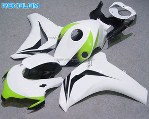 ชุดแฟริ่งสำหรับรถฮอนด้า CBR1000RR ปี 2008 2009 2010 2011 สีเขียว ขาว ดำ <span class=keywords><strong>CBR</strong></span> <span class=keywords><strong>1000RR</strong></span> <span class=keywords><strong>08</strong></span> 09 10 11 CBR1000 RR ABS อะไหล่ตัวถัง - Product Image 1