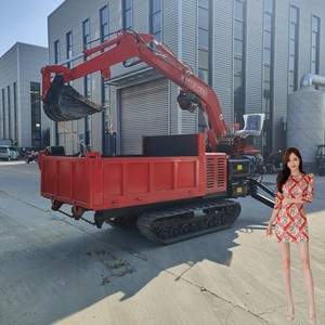 Garden Track Dumper 1Ton Small Crawler Dump 500KG 1000KG Mini Dumper - Product Image 1