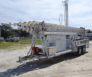 Torre de Telecomunicaciones Móvil de 15-30m con Mástil Telescópico, Galvanizada en Caliente, con Bomba Neumática de Elevación - Product Image 3