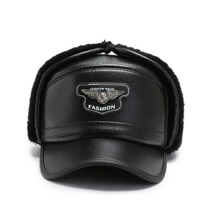 Novo Boné de Beisebol de Inverno Estilo Coreano Casual Quente e Elegante em Tecido de Papel Twill para Homens de Meia-Idade e Idosos - Product Image 3