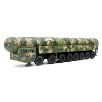 Modèle fini de véhicule de lancement de missile nucléaire stratégique intercontinental DF-61 de la Chine à l'échelle 1/72, pour exposition de parade