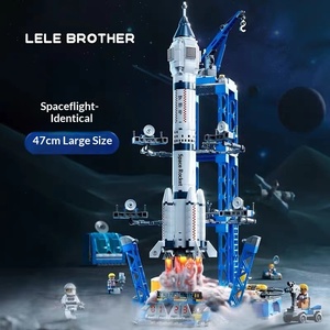 Juguetes de Bloques de Construcción de Plástico para Niños, Modelo Educativo de Ciencia Aeroespacial y Tecnología para el 1 de Junio, Ensamblaje de Piezas Pequeñas, Regalo Festivo - Product Image 4