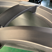 Jantes forgées OEM à profil profond concave, finition brossée argentée directionnelle, 5x114.3, 18-22 pouces pour Audi Q5 Q7 Q8 A4 Land Rover Rolls-Royce