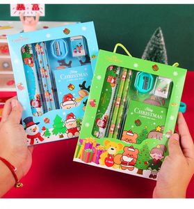 Coffret Cadeau de Noël FX pour la rentrée scolaire, ensemble de papeterie portable pour les enfants du primaire - Product Image 6