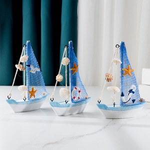 Ornamenti a forma di barca a vela da 15 cm, decorazioni per torte, piccole imbarcazioni, articoli per la <span class=keywords><strong>casa</strong></span> - Product Image 3