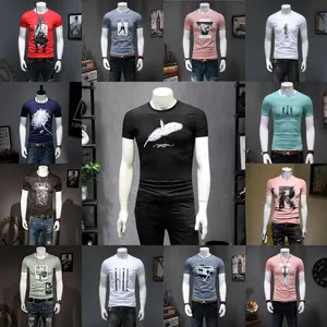 2023 ins hot custom polyester cotton blend t-shirts for men printing brand men's t-shirts high quality graphic tshirts