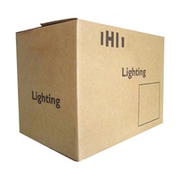 Boîte d'emballage rectangulaire pliable en carton ondulé pour le commerce électronique transfrontalier, extra résistante, extra large, sur mesure