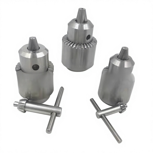 Factory Direct Medical High Precision Stainless Steel Wrench Drill Chuck 4/6/8/10mm JT0/Taper Model J224C