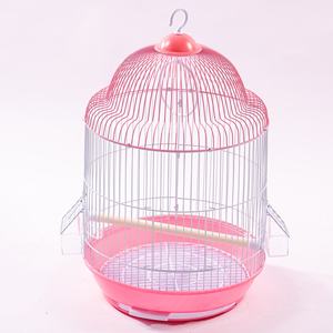 Práctica Jaula Universal para Pájaros de Todas las Razas, de Alambre Metálico Reforzado, con Comederos de Madera, para las Cuatro Estaciones - Product Image 4