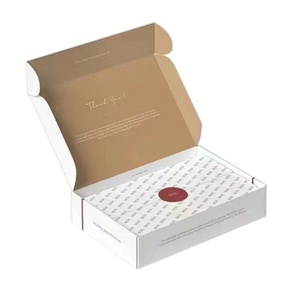 Customized Apparel Shipping <b>Paper</b> Packaging Mailing Box Printed Folding Shipping Kraft Mailer Cardboard Packing <b>Paper</b> Box - Product Image 5