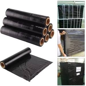 Película Estirable Negra y Azul de Fábrica, Película Estirable de Colores para Envolver a Mano, Película Estirable para Embalaje de Cartones - Product Image 2