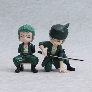 Figurines PVC Roronoa <span class=keywords><strong>Zoro</strong></span> <span class=keywords><strong>Manga</strong></span> Japonais 8-13CM – Ensemble de Figurines Mignonnes en Plastique, Modèle de Statue, Jouet, Poupée - Product Image 2