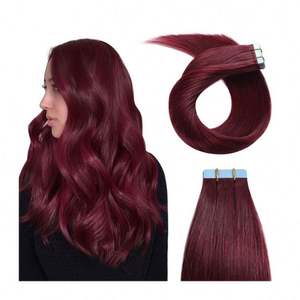 ผมต่อแบบเทปสองชั้นชนิดมองไม่เห็นรอยต่อ ทำจากผมแท้ Remy เกรดพรีเมียม หนังกำพร้าผมยังอยู่ครบ ขายส่งจากโรงงาน - Product Image 1