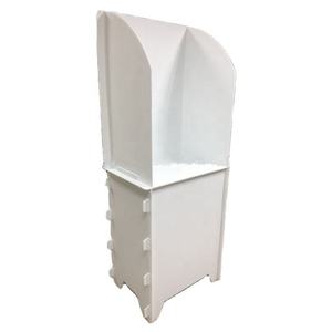 Vente en gros en plastique ondulé solide et portable pliable pour les élections en isoloir - Product Image 1
