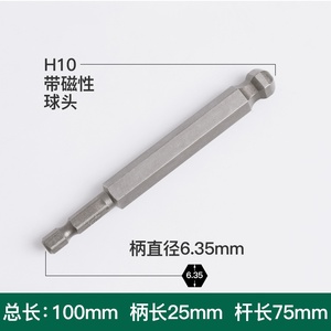 Clé à douille hexagonale à embout sphérique métrique S2 de qualité industrielle au design moderne, clé à bord magnétique, cuisine, chambre, salle de bain, maison, bureau - Product Image 3