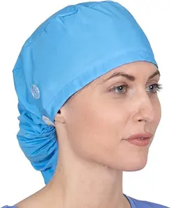 Chapeau de gommage médical unisexe 100% coton pour infirmières, haute qualité à la mode avec plusieurs motifs