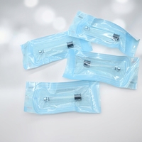 Seringue en verre de 3 ml, stérile, emballée individuellement, flacon vide transparent jetable pour stylo injecteur