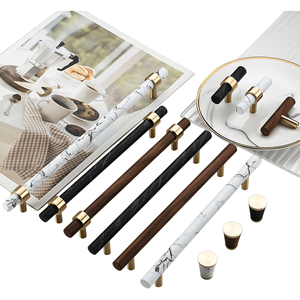 <span class=keywords><strong>Maniglie</strong></span> <span class=keywords><strong>per</strong></span> <span class=keywords><strong>Armadi</strong></span> in Lega di Alluminio e Ottone, Effetto Marmo e Venature del Legno, <span class=keywords><strong>Maniglie</strong></span> a Barra Lunga <span class=keywords><strong>per</strong></span> Cassetti e Guardaroba - Product Image 1
