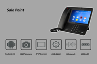 Téléphone fixe sans fil LS830 4G avec carte SIM Android 11, appels vidéo, prise en charge VOLTE, caméra HD 13MP, point d'accès Wi-Fi
