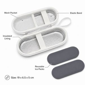 Estuche Portátil Refrigerante para Insulina, Organizador de Medicamentos de Viaje con Bolsas de Hielo Reutilizables, Bolsa Compacta para Almacenamiento de Insulina para Diabéticos - Product Image 2