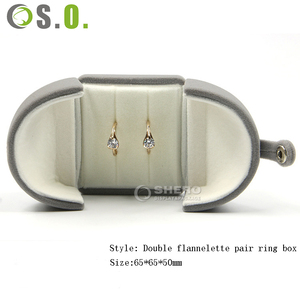 Collar Pendientes Anillos Pulsera Caja de joyería personalizada Embalaje de joyería de terciopelo Caja de regalo - Product Image 3